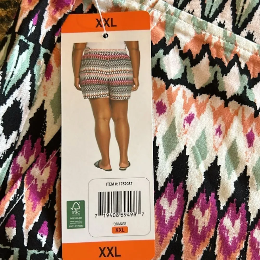 NEW Wildfox Multicolor Pull On Shorts